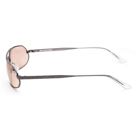 Balenciaga Men's Grey Aviator Metal Sunglasses! - Picture 3 of 3